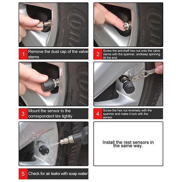  V-checker T501 TPMS Tool 4