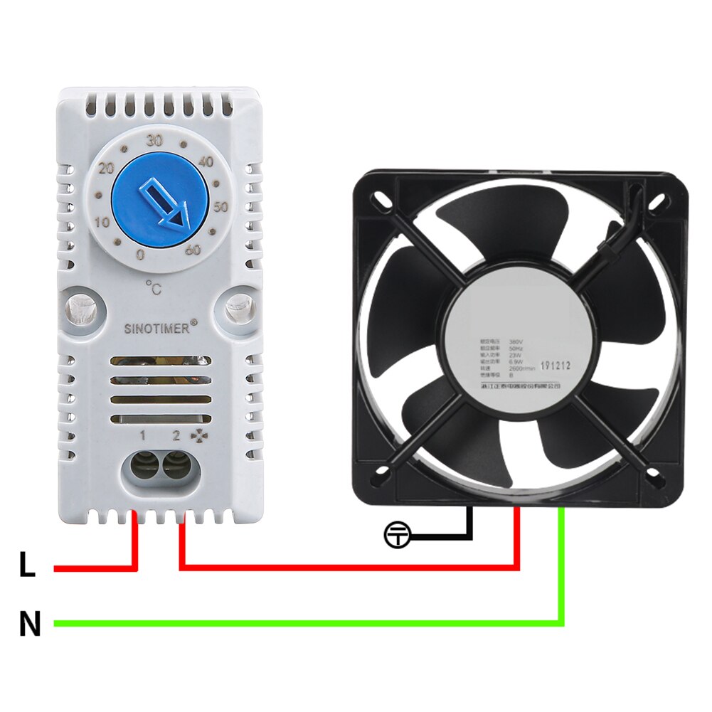0-60°C Cabinet Mechanical Temperature Controller