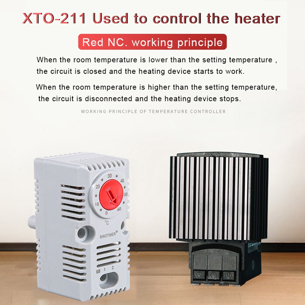 0-60°C Cabinet Mechanical Temperature Controller