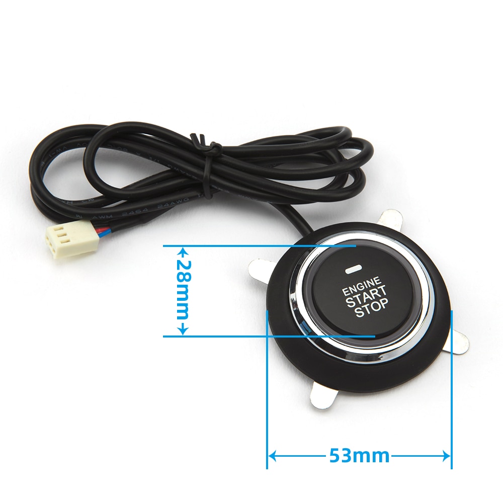 Car Alarm Start Stop Button Engine RFID Keyless Entry Sy