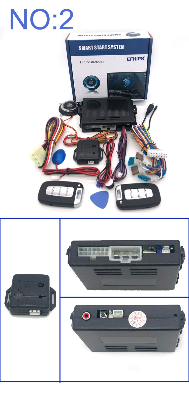 Universal auto start stop keyless entry system engine st