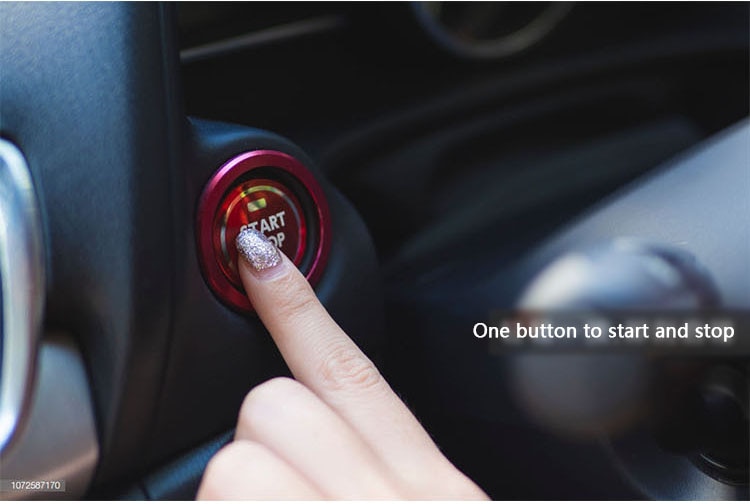 One Button Start Stop Engine Universal Two-Way Car Alarm