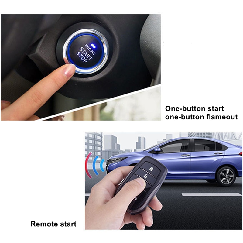 Mobile Phone Control Car Start Engine Remotely Keyless E