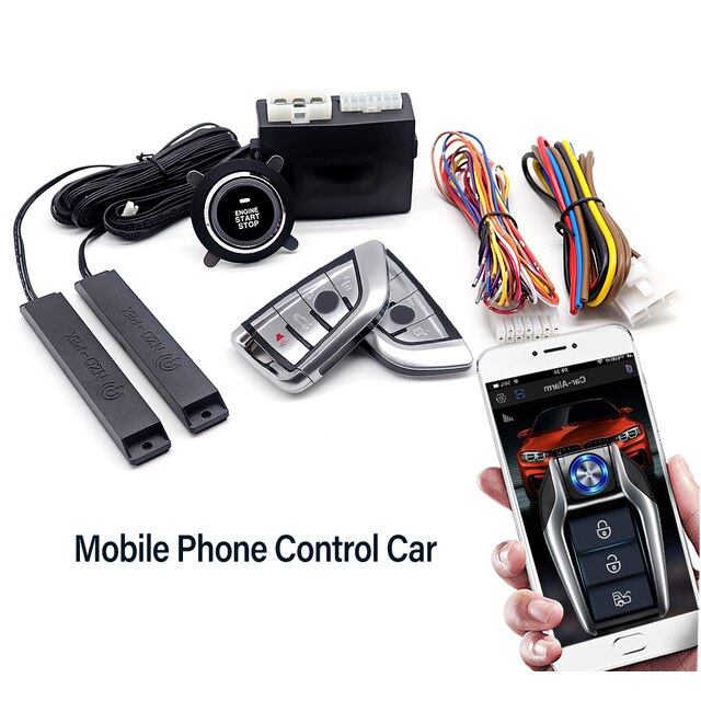 Mobile Phone Control Car Start Engine Remotely Keyless E