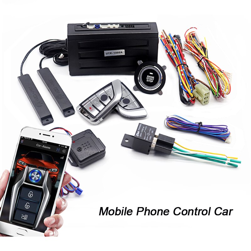 Mobile Phone Control Car Start Engine Remotely Keyless E