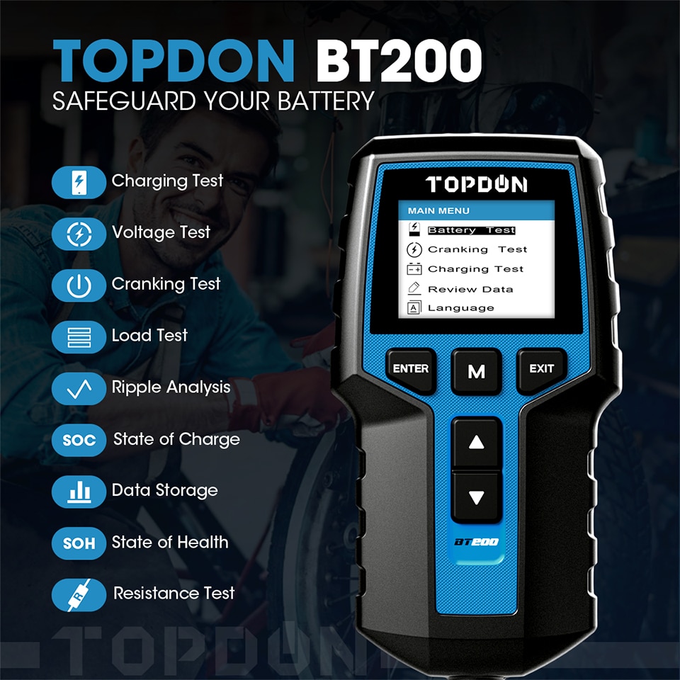 Topdon Car Battery Tester