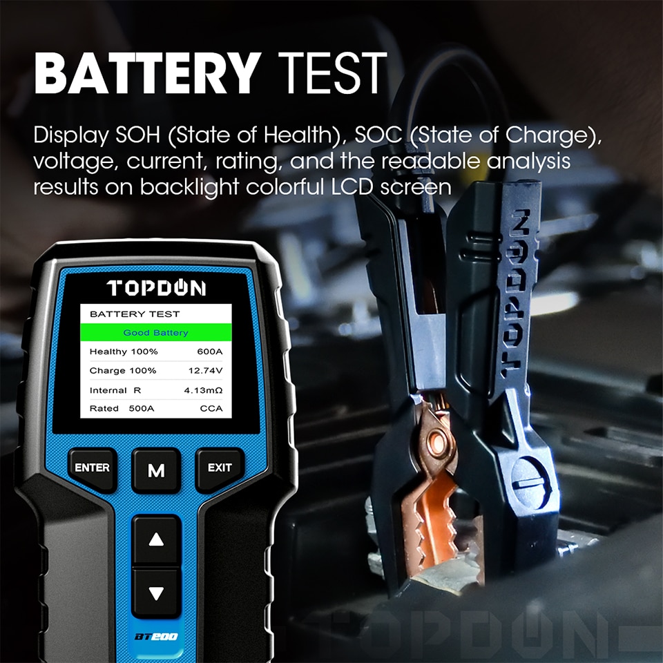 Topdon Car Battery Tester