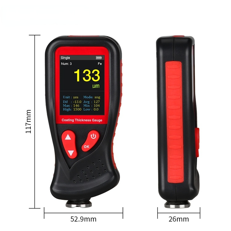 Car Film Digital LCD Coating Thickness Gauge