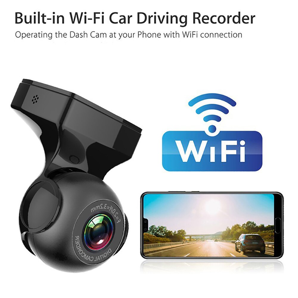 Car DVR Dashcam WiFi 1080P Full HD Vehicle Video Recorde