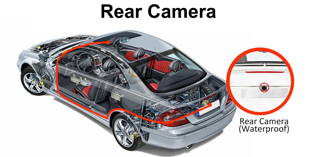 Car DVR Wi-Fi 1080P Full HD Dual Lens Rear View Dash Cam