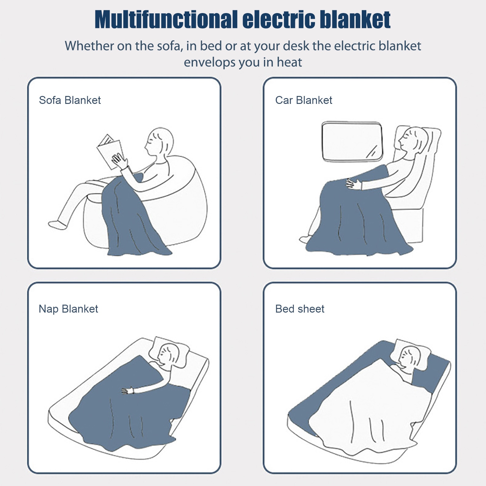 Car Electric Heated Blanket Mat