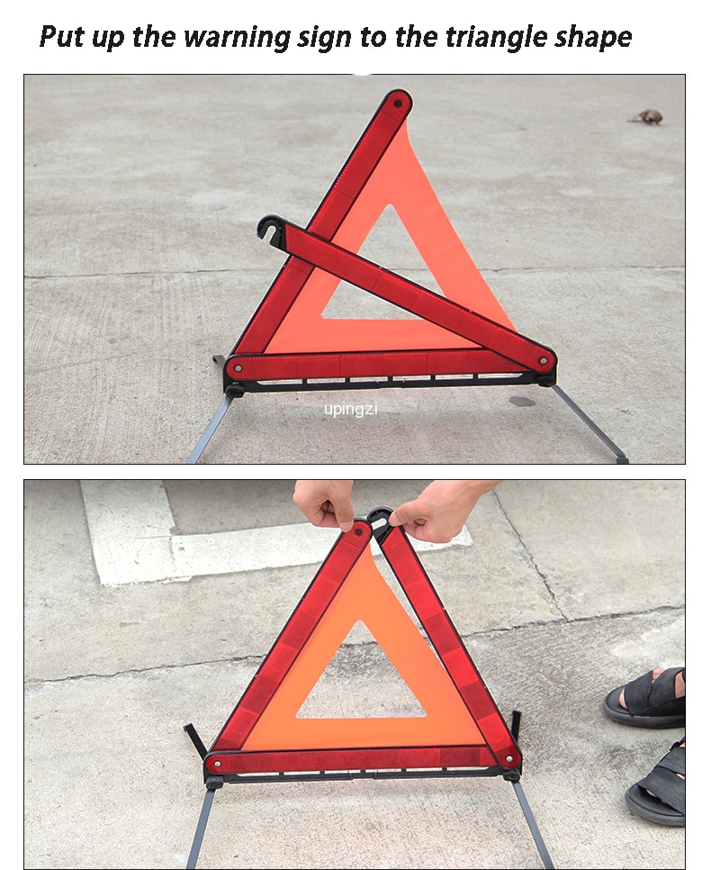 Car Emergency Breakdown Warning Triangle Car Stop Sign T