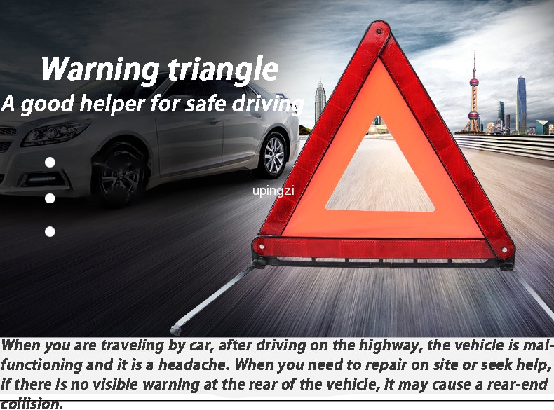 Car Emergency Breakdown Warning Triangle Car Stop Sign T