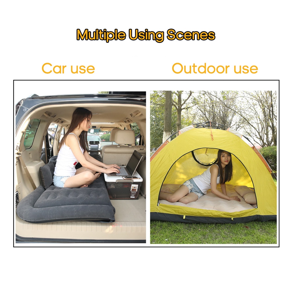 Portable Car Inflatable Mattress Auto Air Mattress Infla