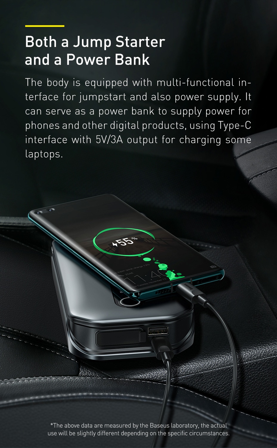 Portable Car Jump Starter