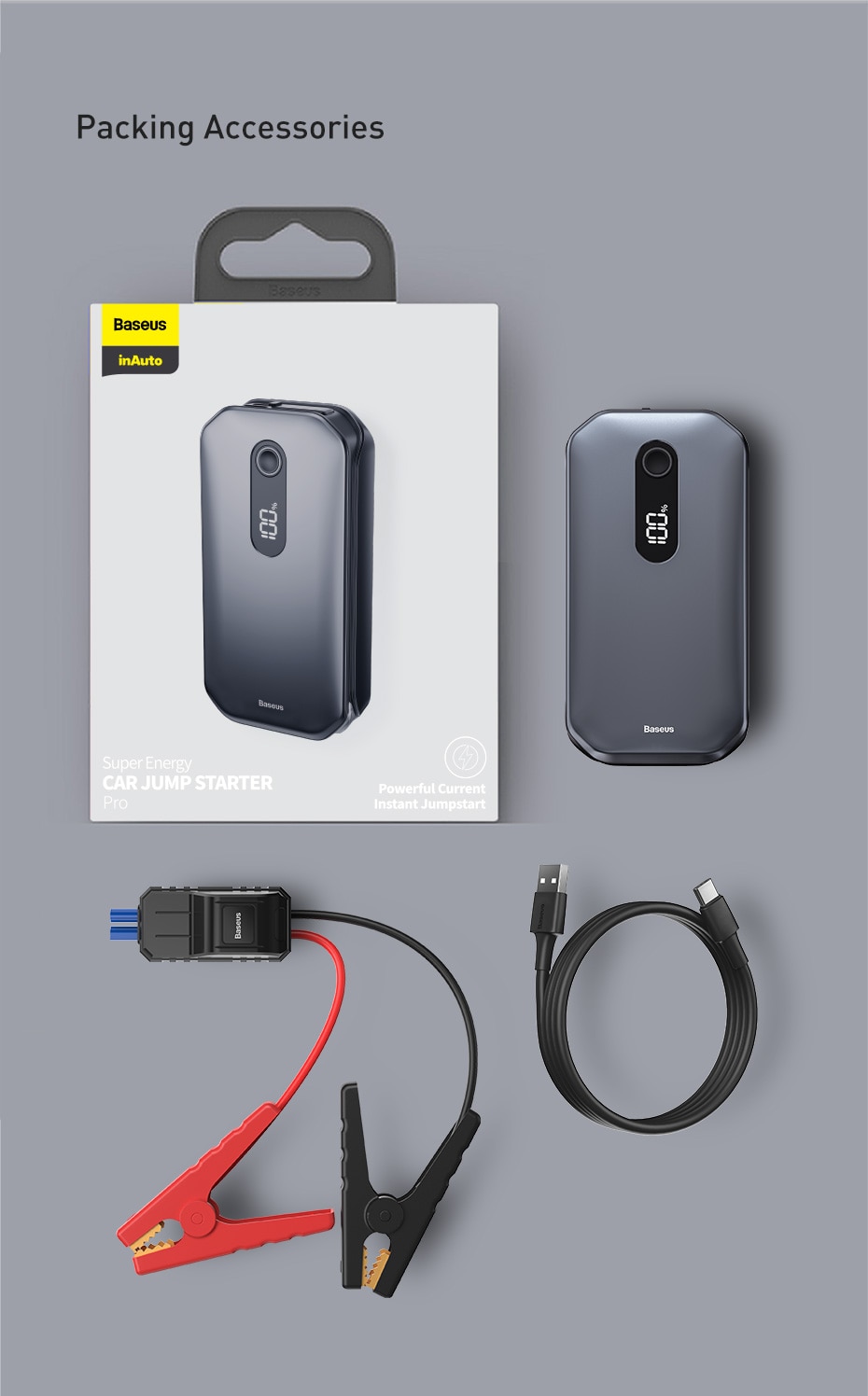 Portable Car Jump Starter