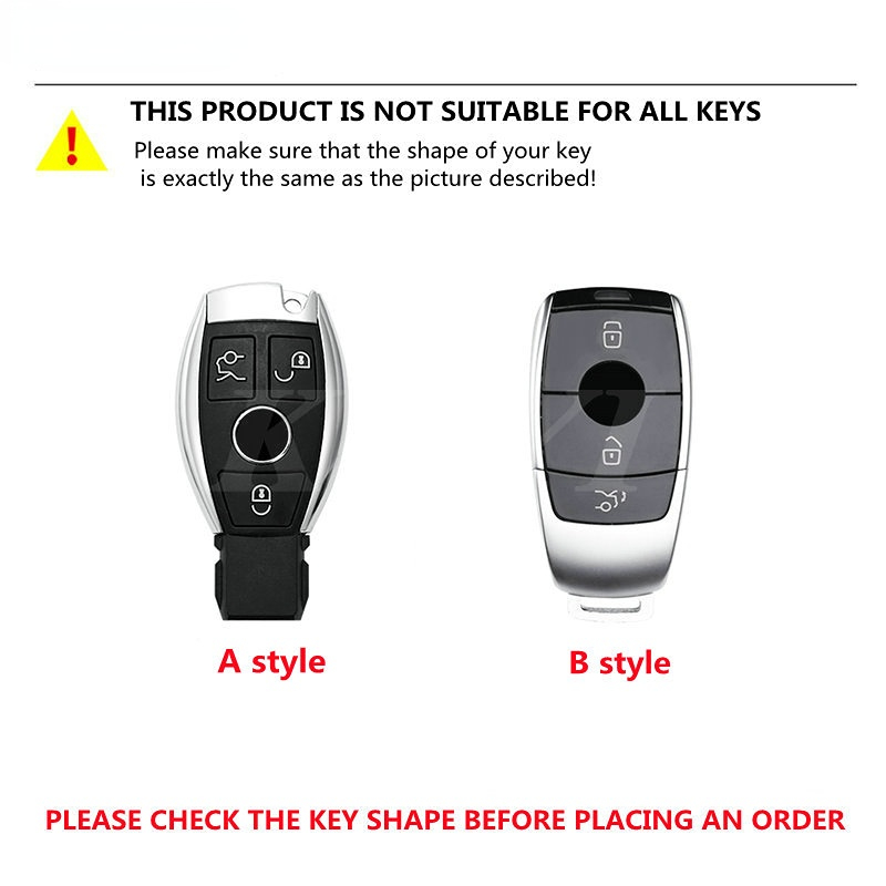 Electroplate TPU Car Key Case Cover 