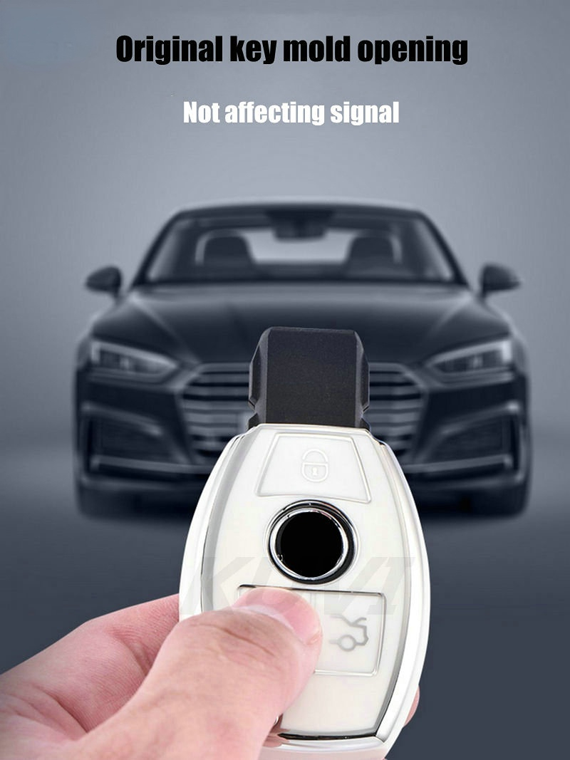 Electroplate TPU Car Key Case Cover 