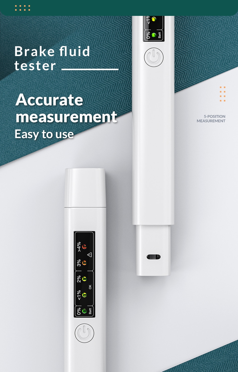 Car Liquid testing Brake Fluid Tester