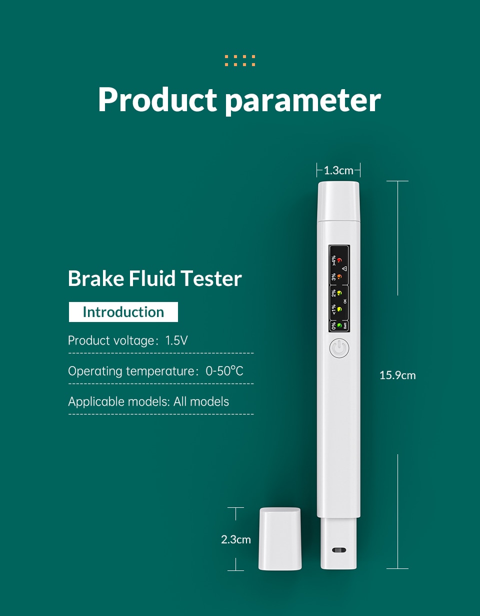 Car Liquid testing Brake Fluid Tester