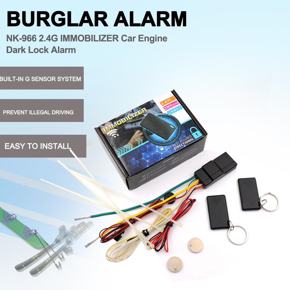 Car Lock Alarm 2.4G RFID Immobilizer 