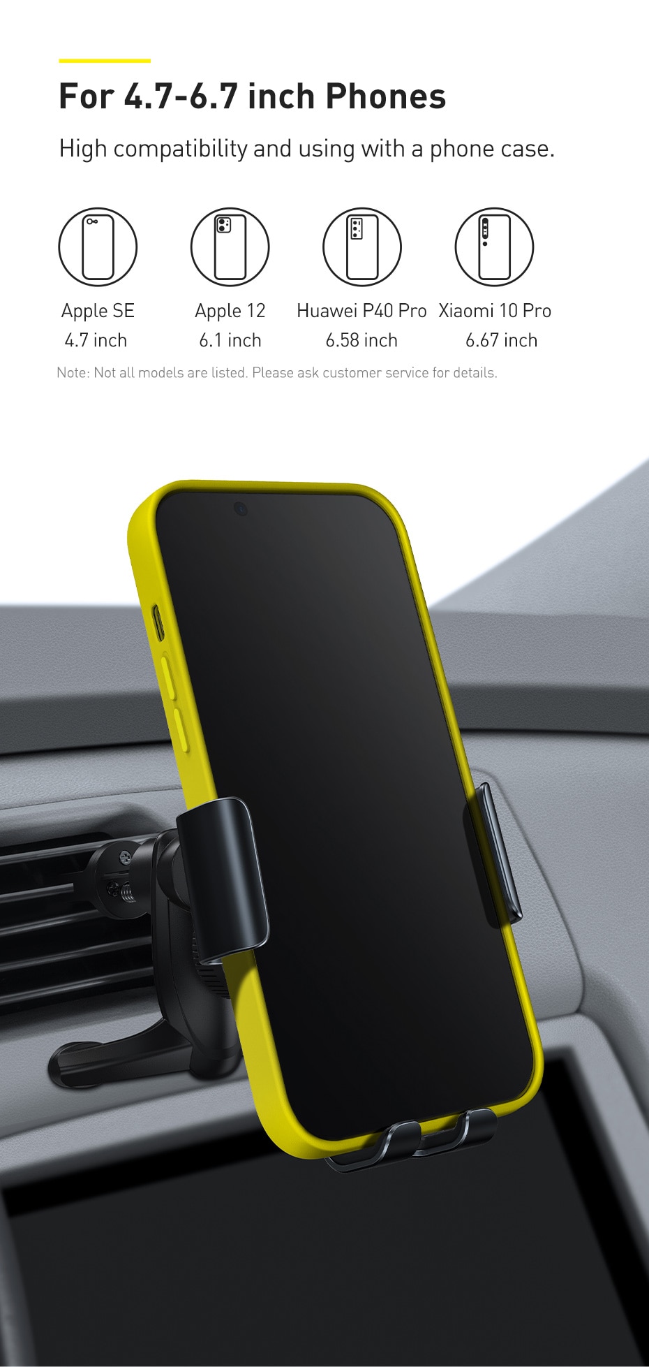 Car Phone Holder Smart Sensor 