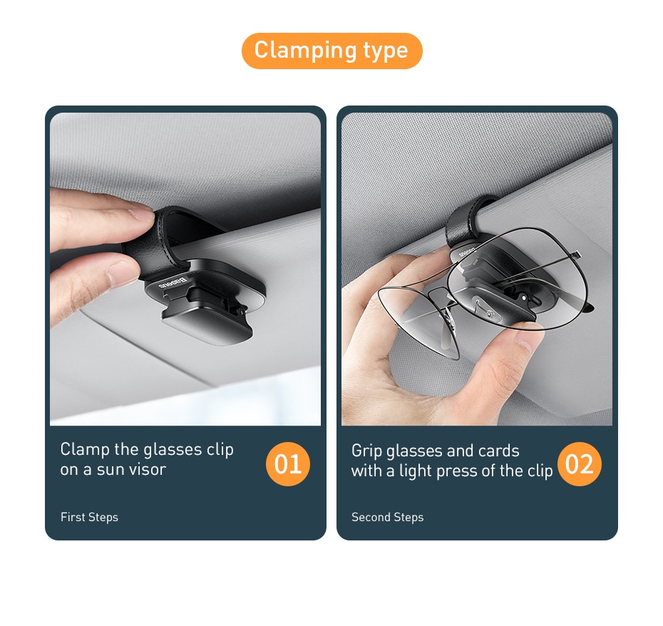 Car Sunglasses Holder Sun Visor