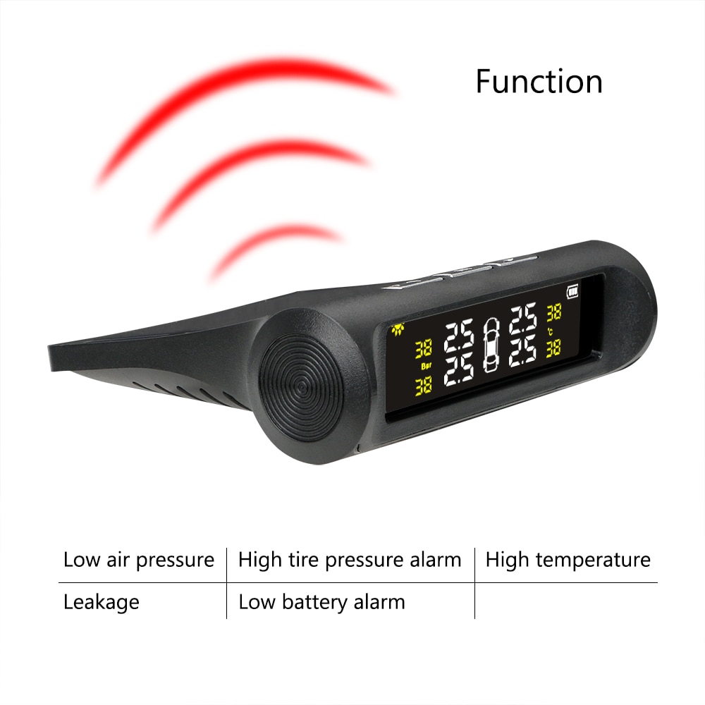 Car TPMS Tyre Pressure Monitoring System Solar Power 