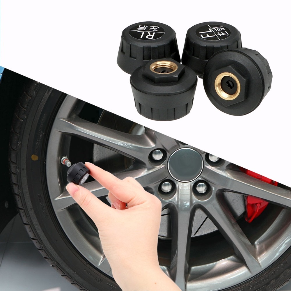 Car TPMS Tyre Pressure Monitoring System Solar Power 