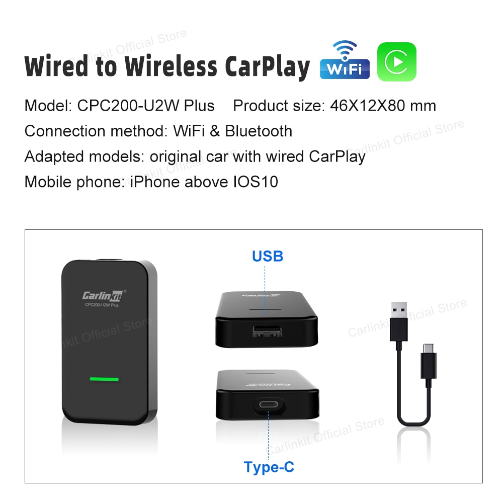 3.0 Apple CarPlay Wireless Dongle Activator