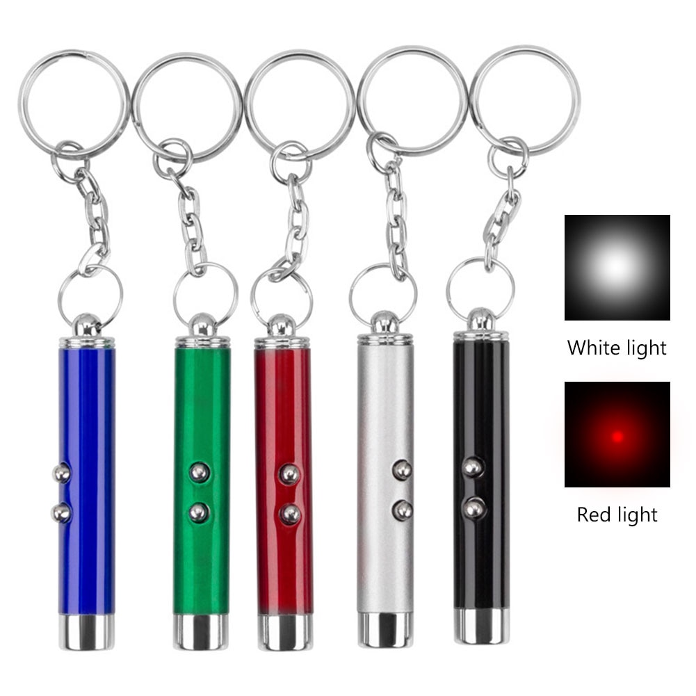 2-In-1 Cat Pet Toy Red Laser 