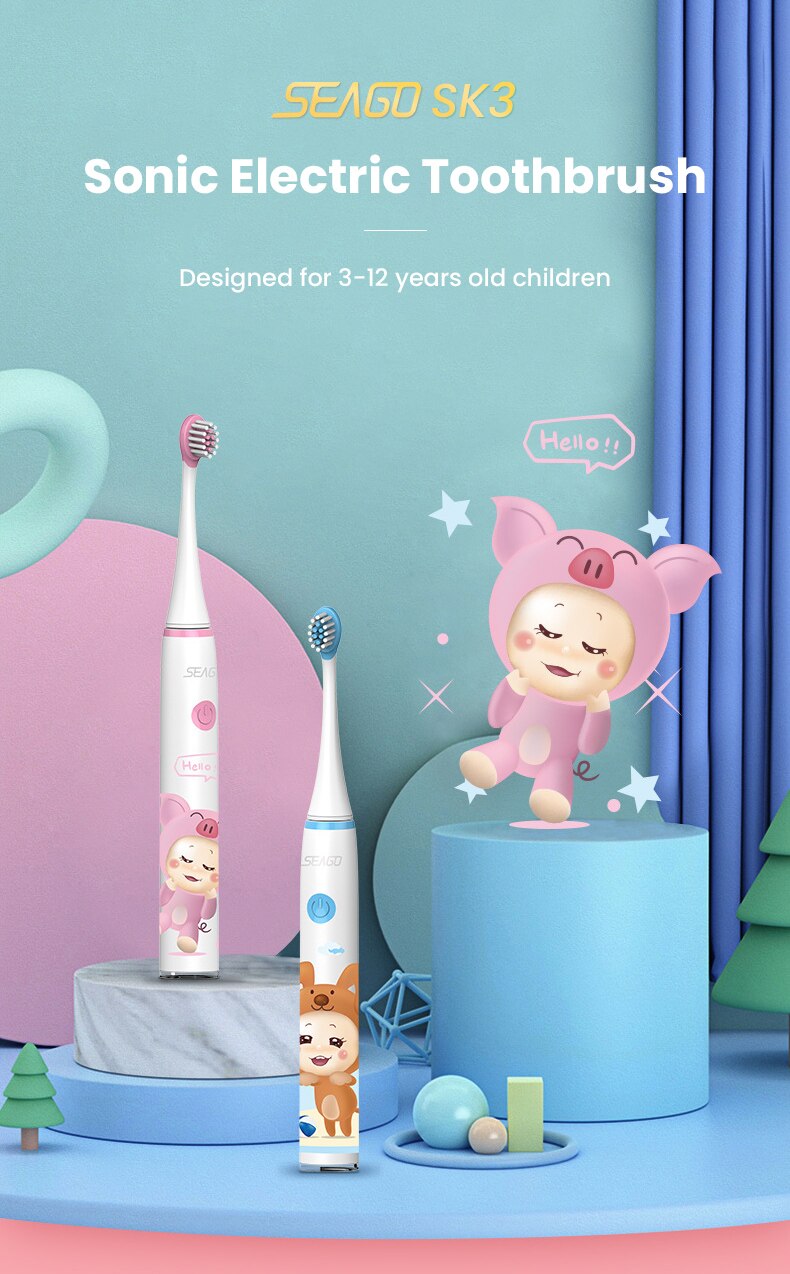 Children Electric Toothbrush Upgraded Kid Safety Automat