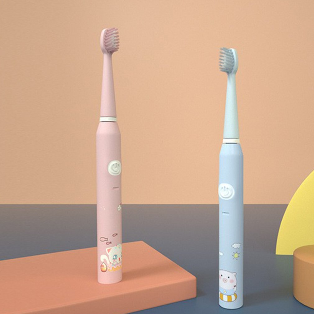 Children Sonic Electric Toothbrush Cartoon Pattern Elect