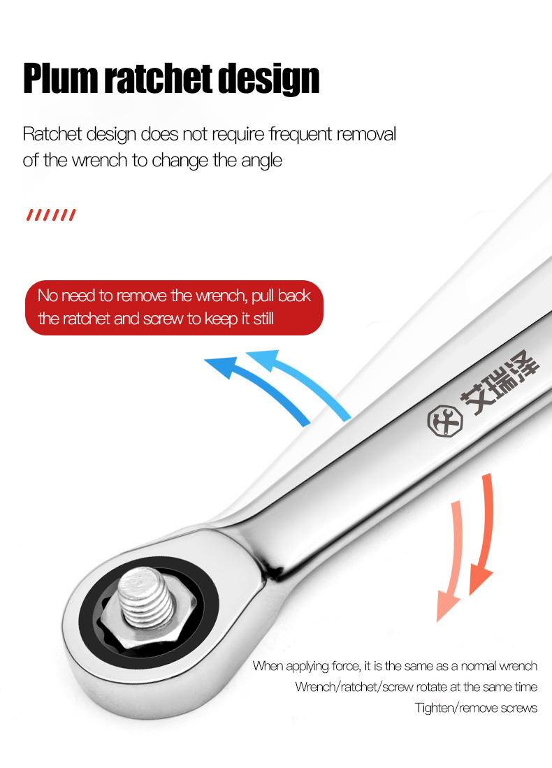 Combination Wrench Set Ratchet Spanner 