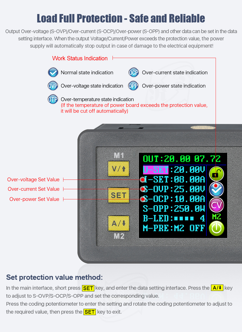 DPS3012 Constant Voltage current Step-down Programmable 