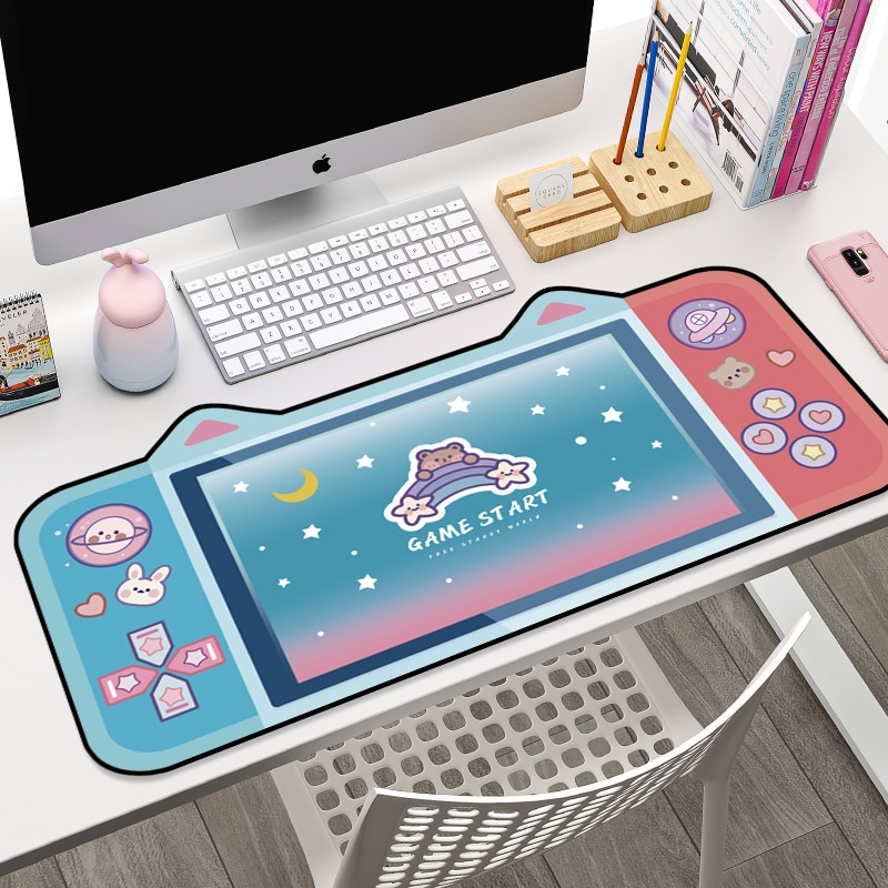 Cute Cat Ear Big Mouse Pad Computer