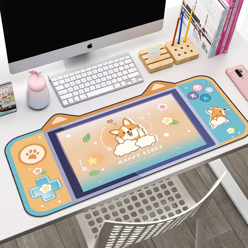 Cute Cat Ear Big Mouse Pad Computer