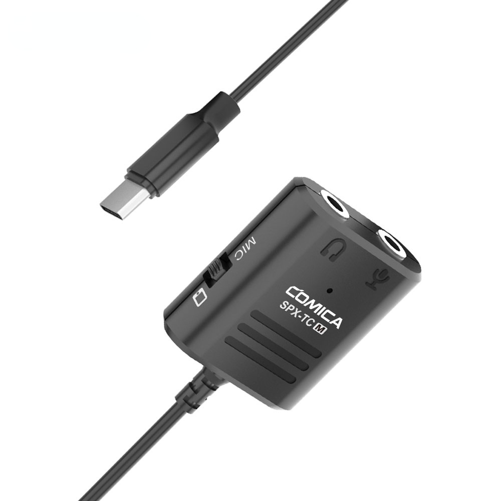 SPX-TC 3.5MM(TRS/TRRS) to Type-C/USB-C Dual Jack Splitte