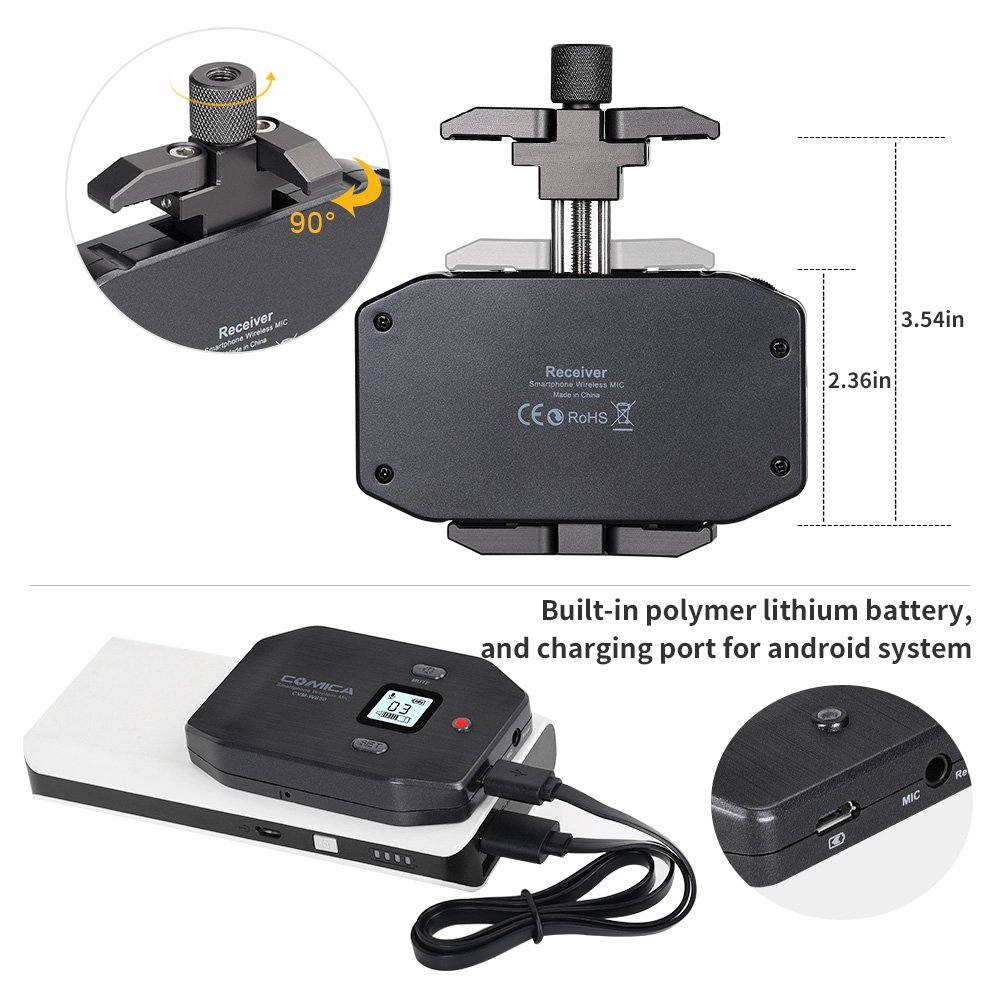 CVM-WS50(A) UHF 6 Channels Wireless Phone Lavalier 