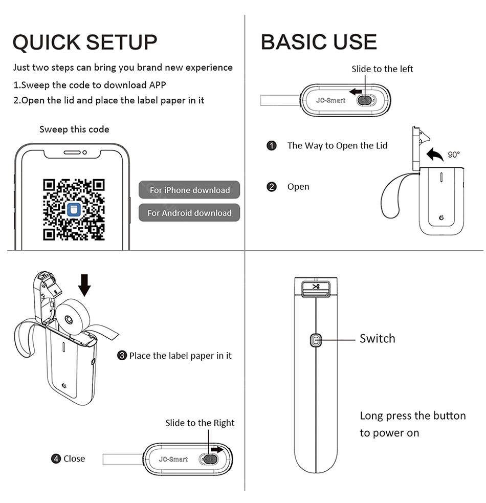 D11 Portable Label printer 