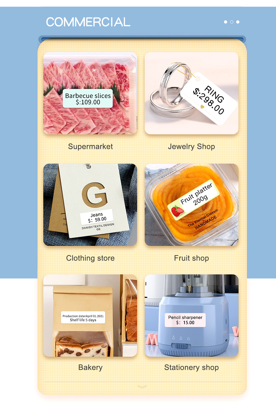D110 Mini Portable Thermal Label Printer