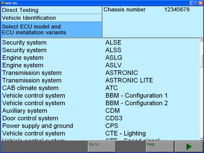 DAF VCI-560 KIT DAF Truck software display