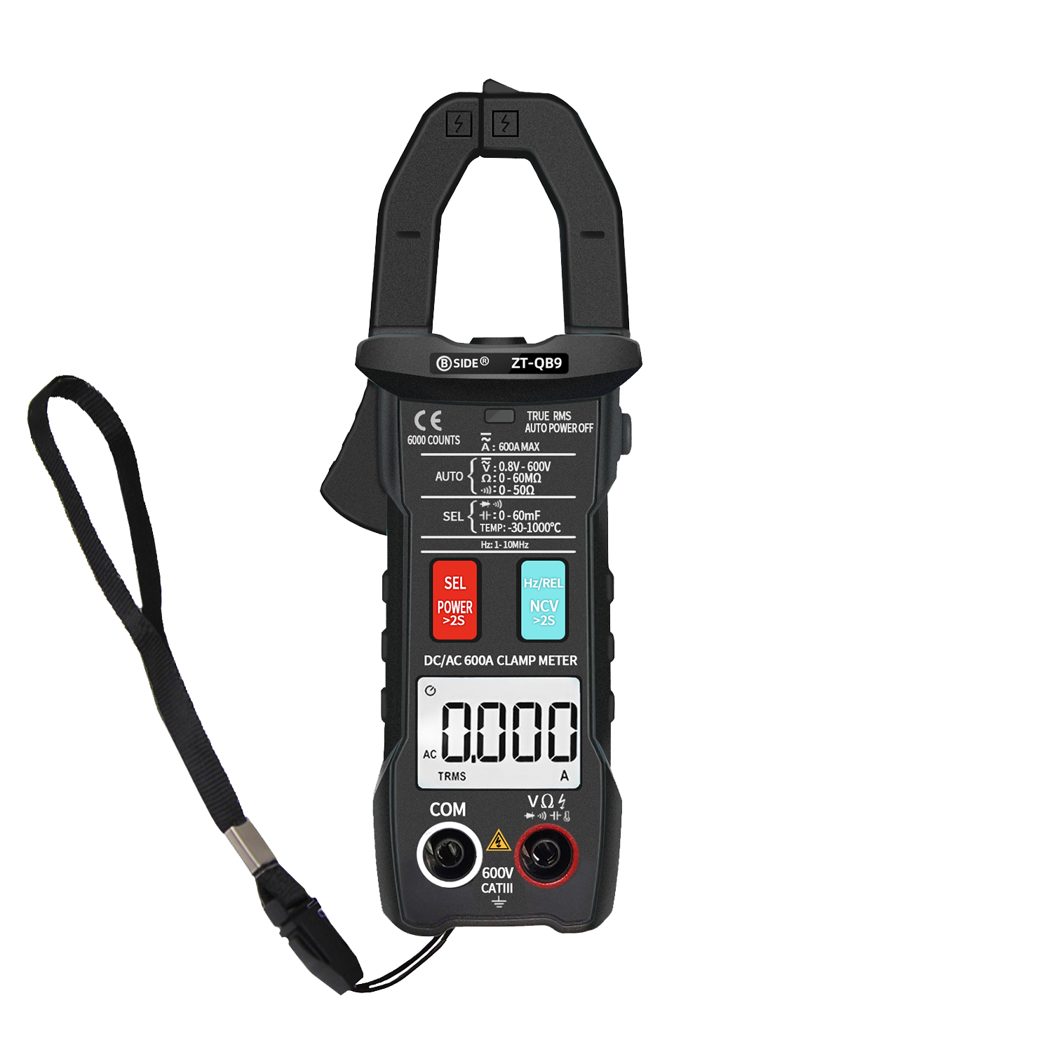 DC/AC 600A Digital Clamp Meter