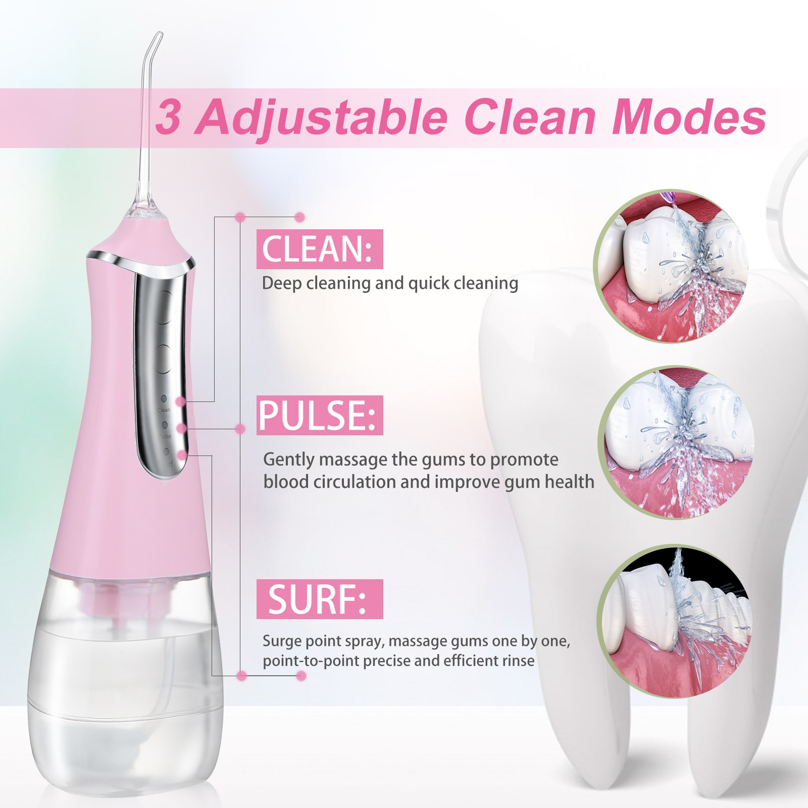 3 Modes Oral Irrigator 