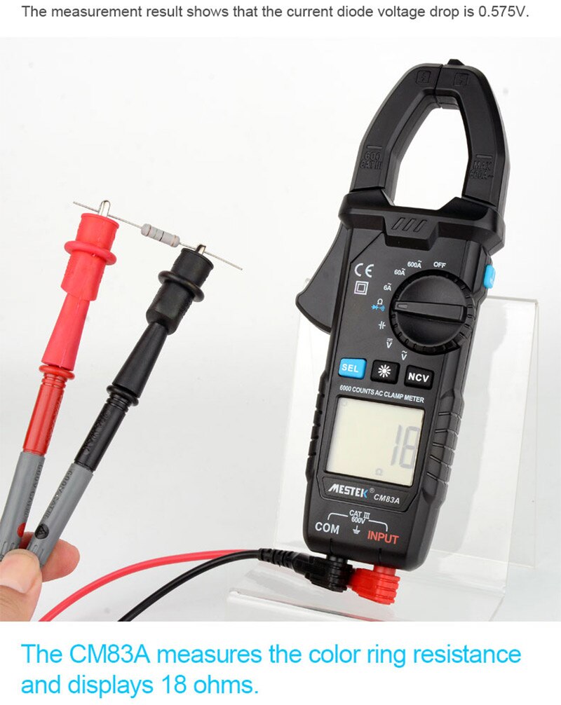 CM83A CM83B CM83C CM83D Digital Clamp Meter