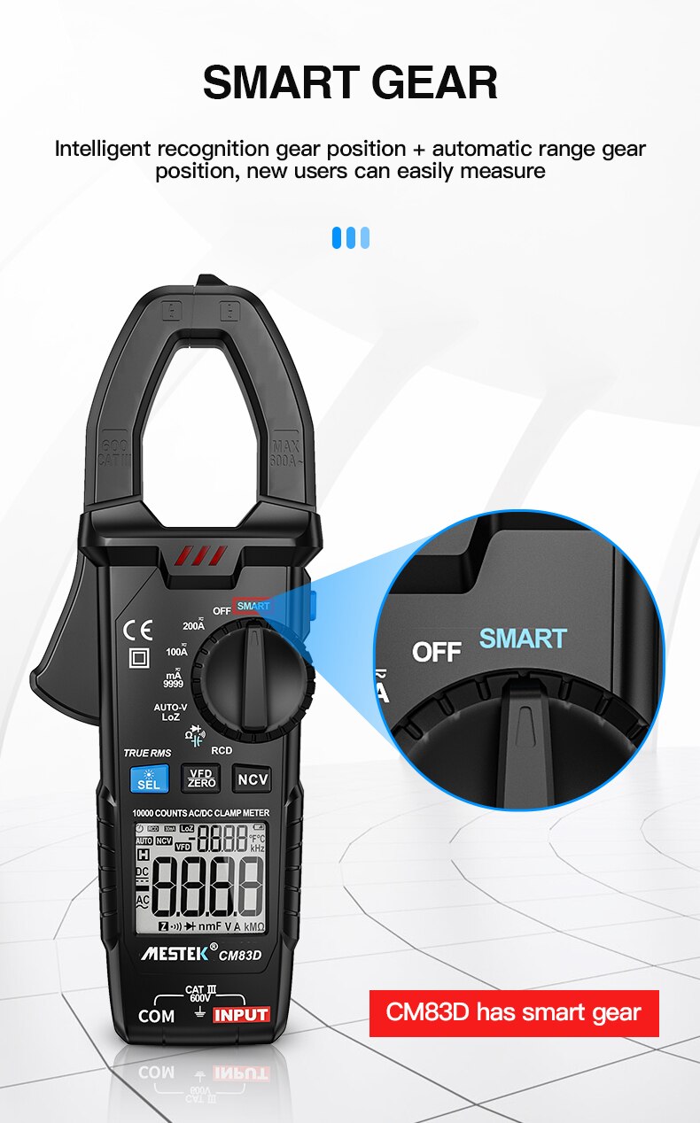 CM83A CM83B CM83C CM83D Digital Clamp Meter