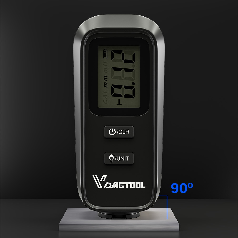 VDIAGTOOL VC100 OBD2 Digital Coating Thickness Gauge