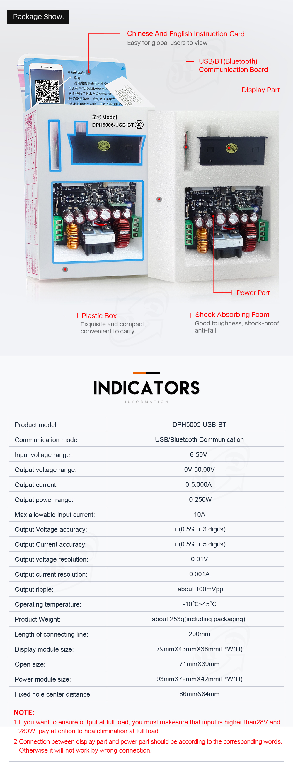 DPH5005 Buck-boost converter 