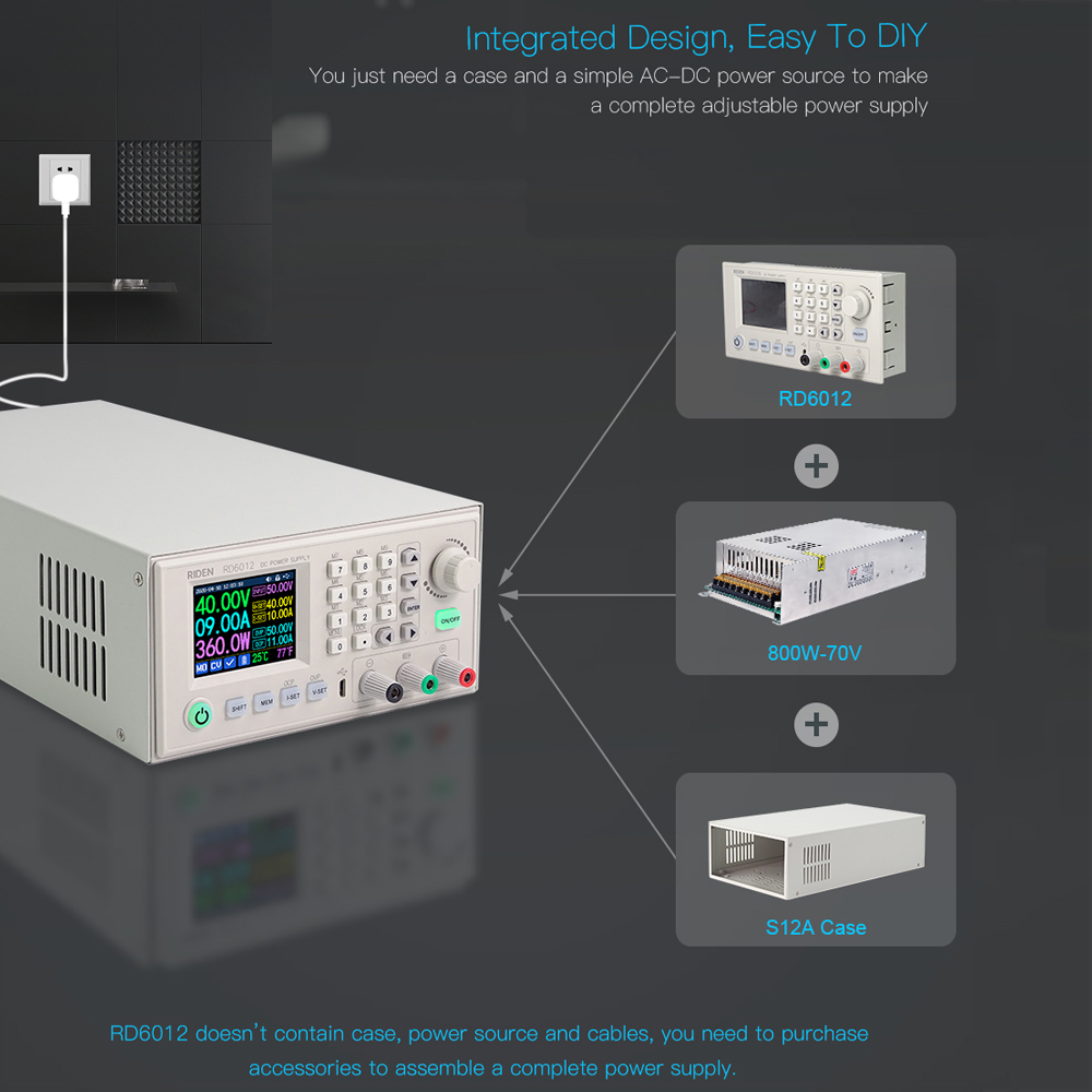 RD6012 RD6012W USB WiFi DC to DC Voltage Step down Power