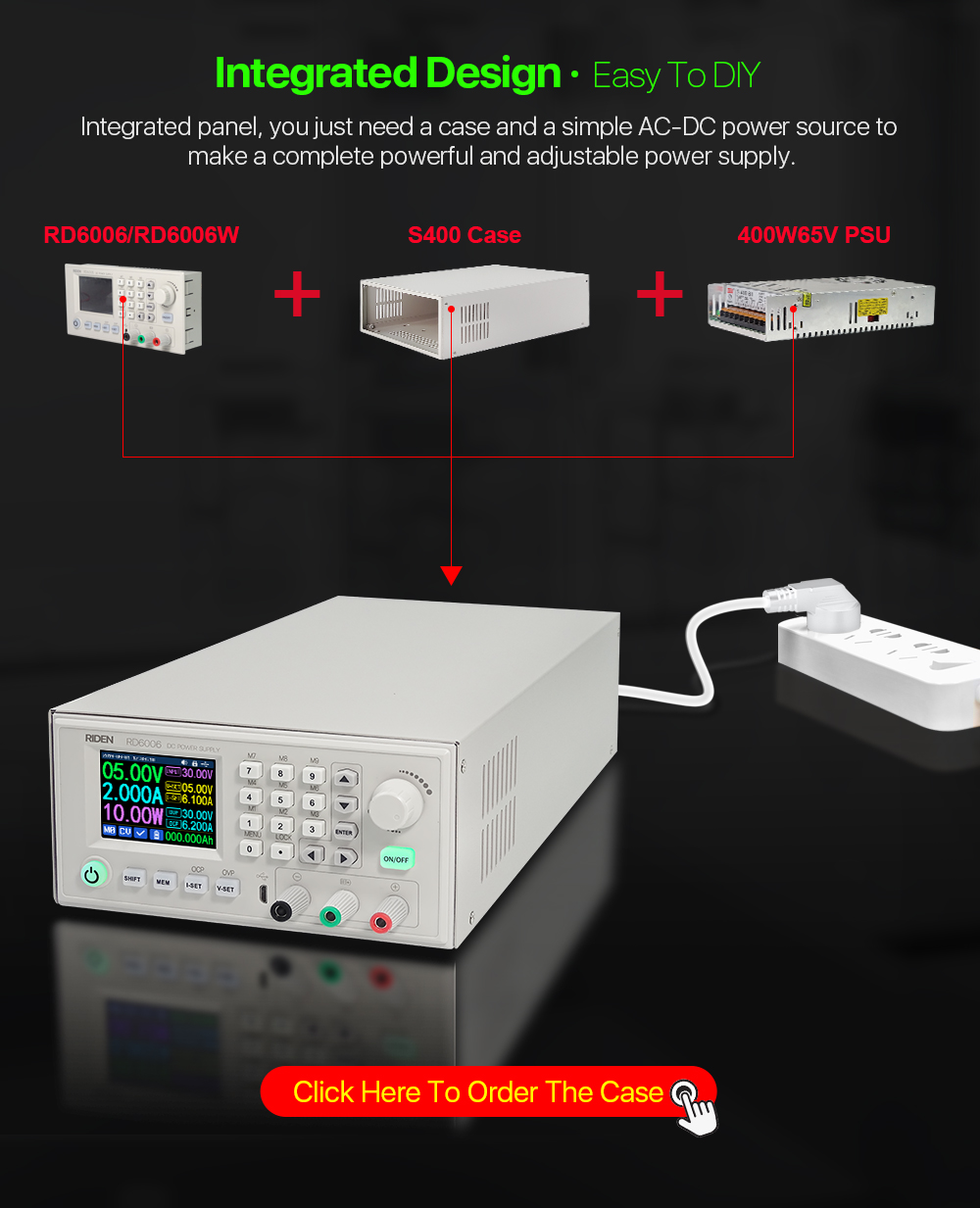 RD6006 RD6006W USB WiFi DC DC Voltage current Step-down 